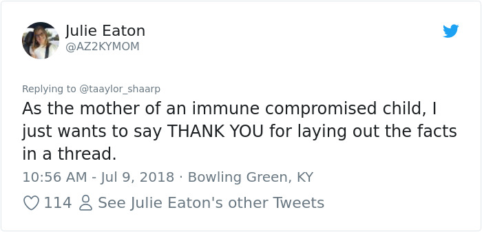 Girl Goes Viral On Twitter For Delivering All The Real Facts About Vaccines And People Can't Thank Her Enough Girl Goes Viral On Twitter For Delivering All The Real Facts About Vaccines And People Can't Thank Her Enough