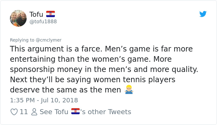 Feminist Accuses FIFA Of Sexism For Paying Men 8x More Than Women In World Cup, Gets Shut Down In Best Way Feminist Accuses FIFA Of Sexism For Paying Men 8x More Than Women In World Cup, Gets Shut Down In Best Way