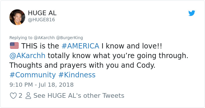 Sick Dog Get His Dream Fullfilled By Burger King After They Offer Free Burgers For The Rest Of His Life