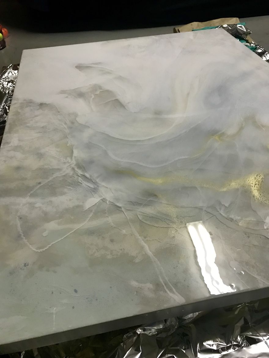 I Am An Abstract Resin Artist From Florida Who Specializes In Wave And Beach Paintings I Am An Abstract Resin Artist From Florida Who Specializes In Wave And Beach Paintings