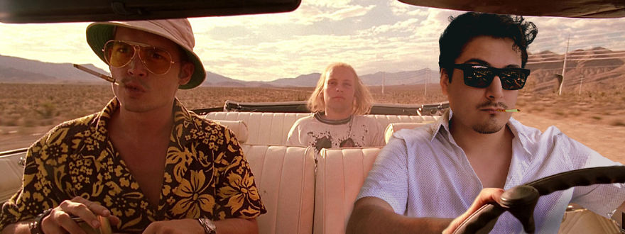 Went To Bat Country Afterward. Young Spiderman Joined Us On The Ride, Weird Kid