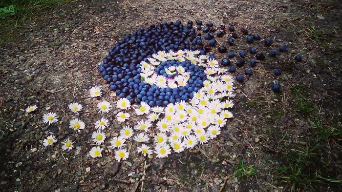 I Create Mandalas Out Of Nature Materials As A Way Of Meditation