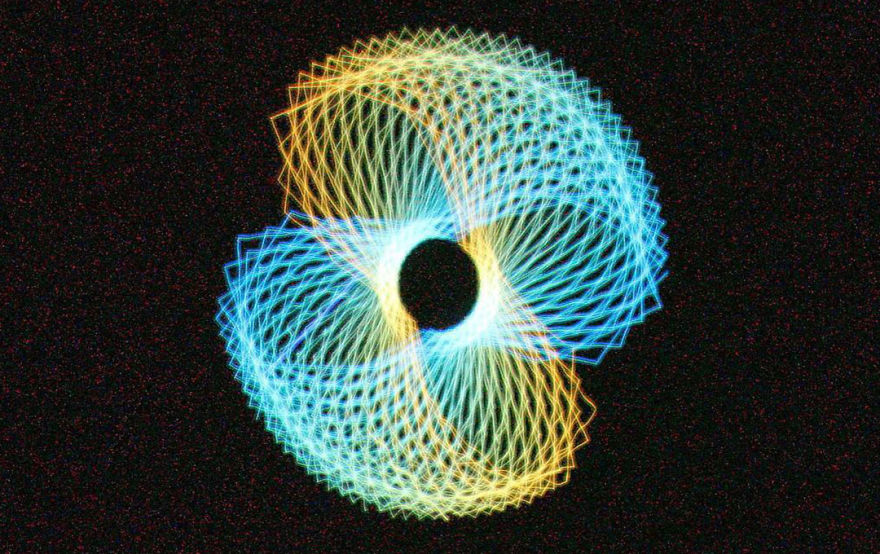 I Spent The Last Two Years Making A Light Painting Robot That Draws Natural Patterns