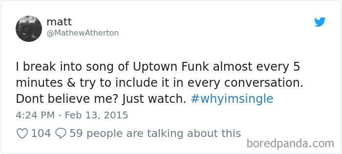 Funny Why im single Tweets 