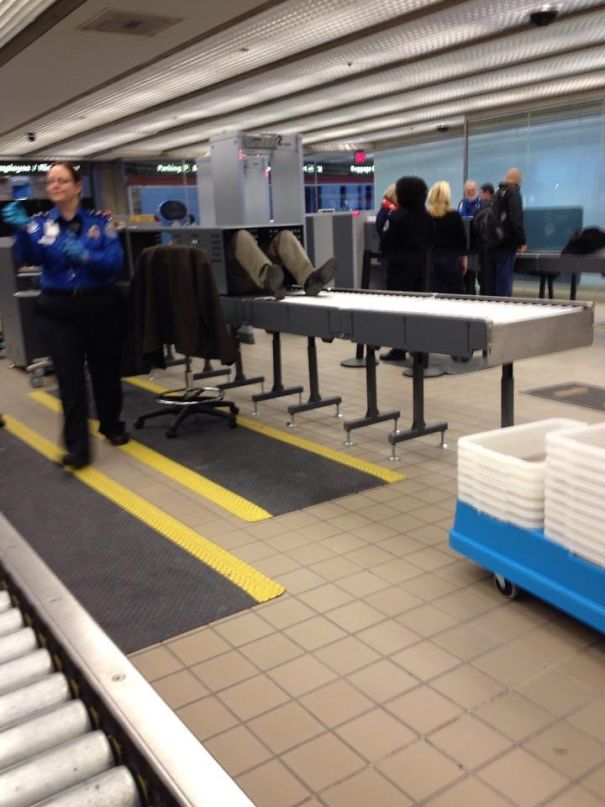 I'm Sorry Sir, That Is Not How You Go Through Security