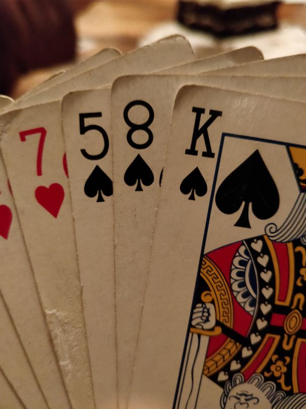 The 8 On This Card Is Upside Down