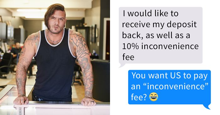 Customer Finds Out Tattoo Artist Is Convicted Felon And Demands Their Money Back, Shop Responds In Best Way