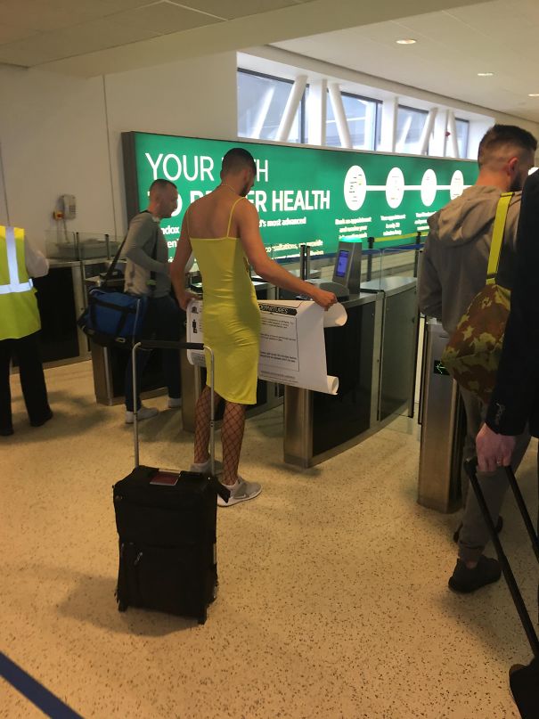 Belfast International Airport This Morning. Not Always Quicker Printing Your Own Tickets