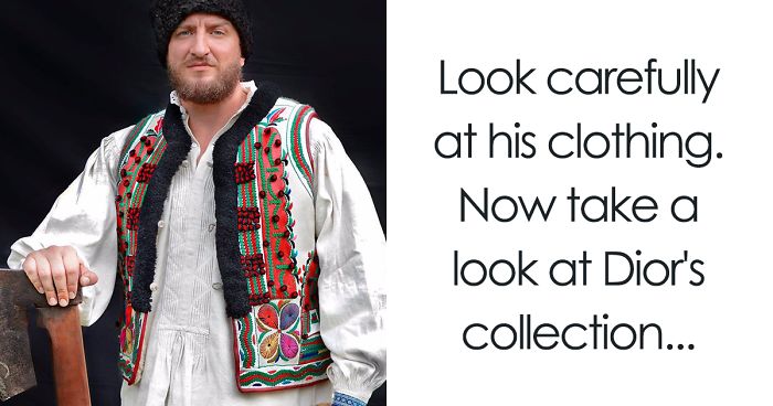 Romanian People Noticed That Dior Copied Their Traditional Clothing And Decided To Fight Back In A Genius Way