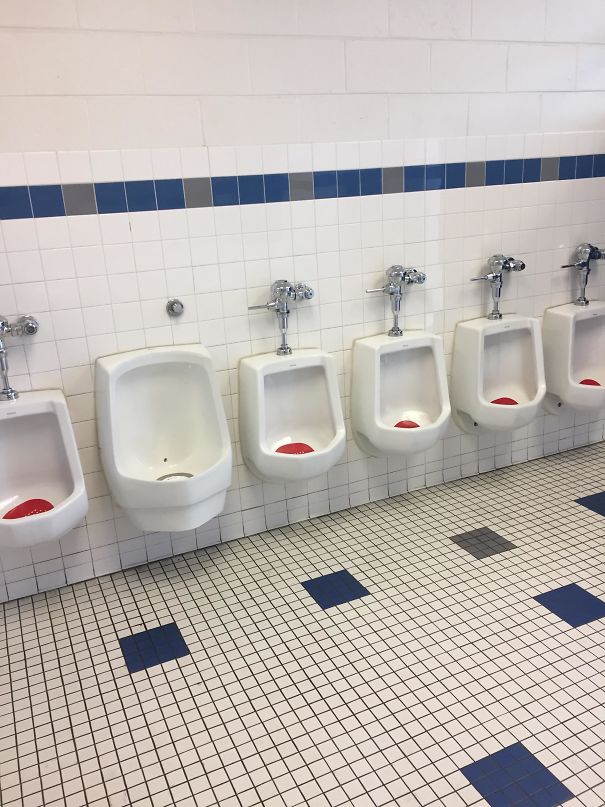 This Bathroom Has One Different Urinal