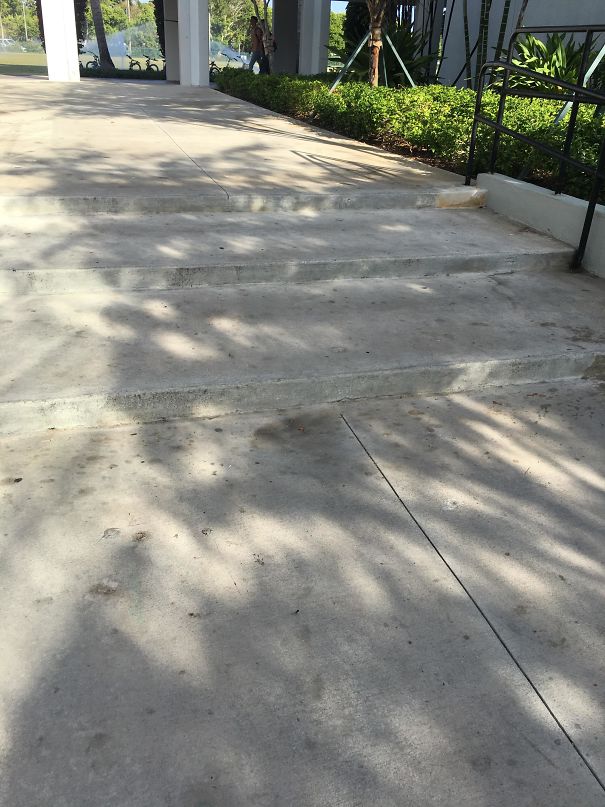 These Long Stairs That Require You To Have Either One Awkwardly Long Stride Or Two Awkwardly Short Strides For Each Step