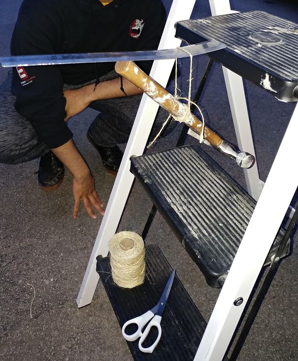 When Your Dad Bets $50 That The "Physics In A Nutshell" Ruler/Hammer Post Is Impossible