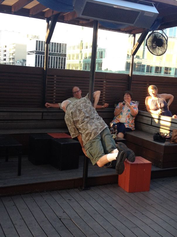 This 86-Year-Old Challenged Me To A Pole Dancing Contest While At Happy Hour, He Won