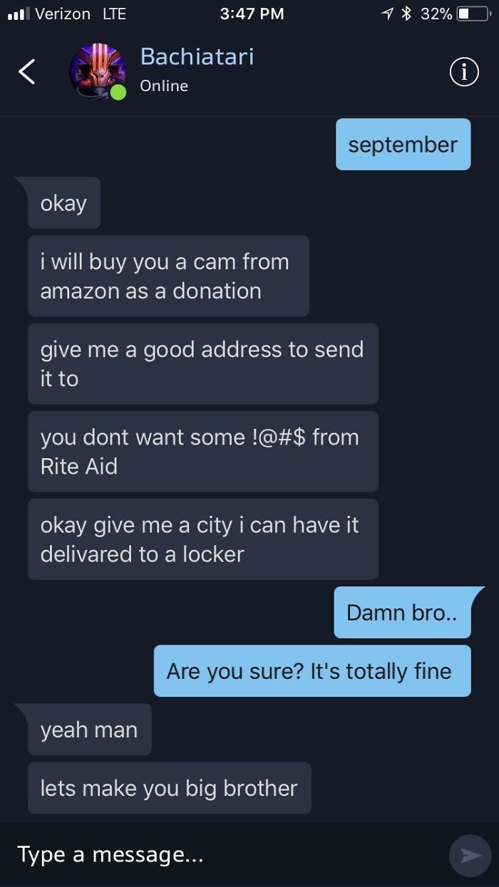 Suffered From Depression The Past Few Months And Realized I Wanted To Stream Because Gaming Always Has Been A Passion. Asked My Friend Who I Met From Counterstrike: Go If He Knows Any Good Webcams Under $30 And Decides To Do The Most Bro Thing Possible