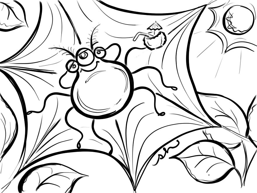 Silly Spiders Trying To Skate On Glass