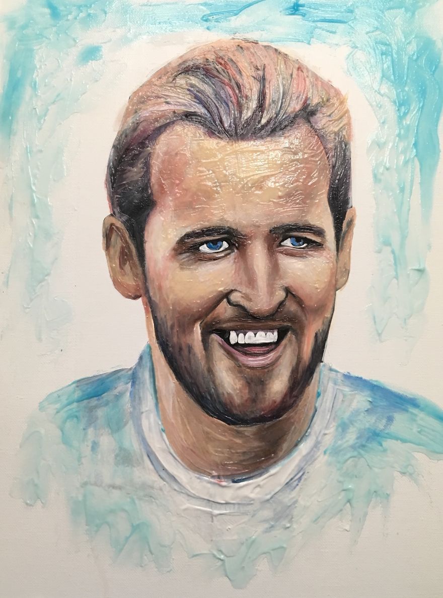 Amazing World Cup Players Portraits Made Completely With Toothpaste Amazing World Cup Players Portraits Made Completely With Toothpaste