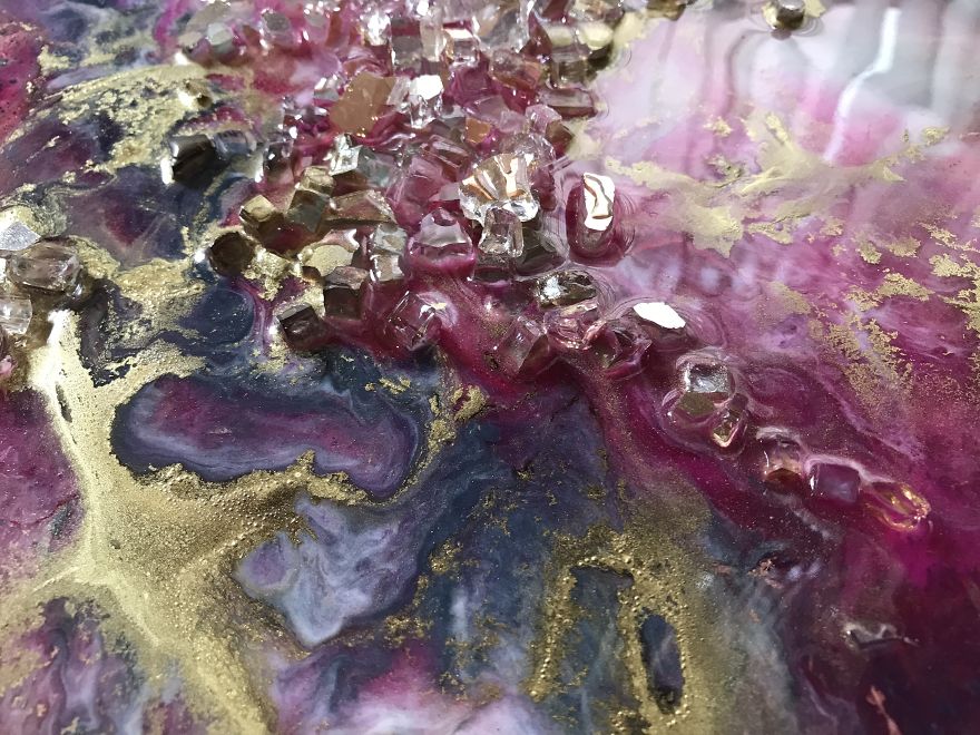 I Am An Abstract Resin Artist From Florida Who Specializes In Wave And Beach Paintings I Am An Abstract Resin Artist From Florida Who Specializes In Wave And Beach Paintings