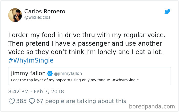 Funny Why im single Tweets 