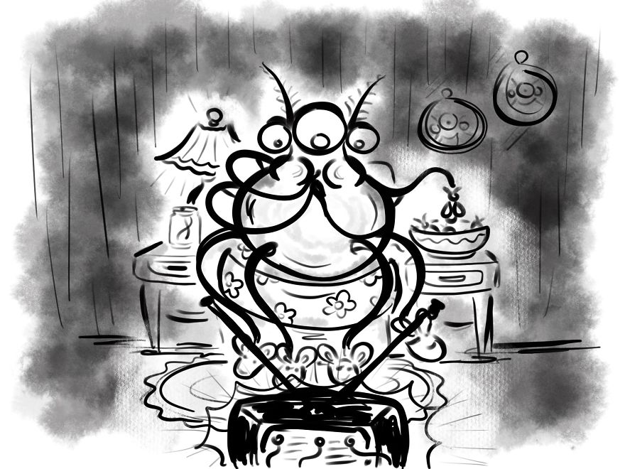 Silly Spiders Trying To Skate On Glass Silly Spiders Trying To Skate On Glass