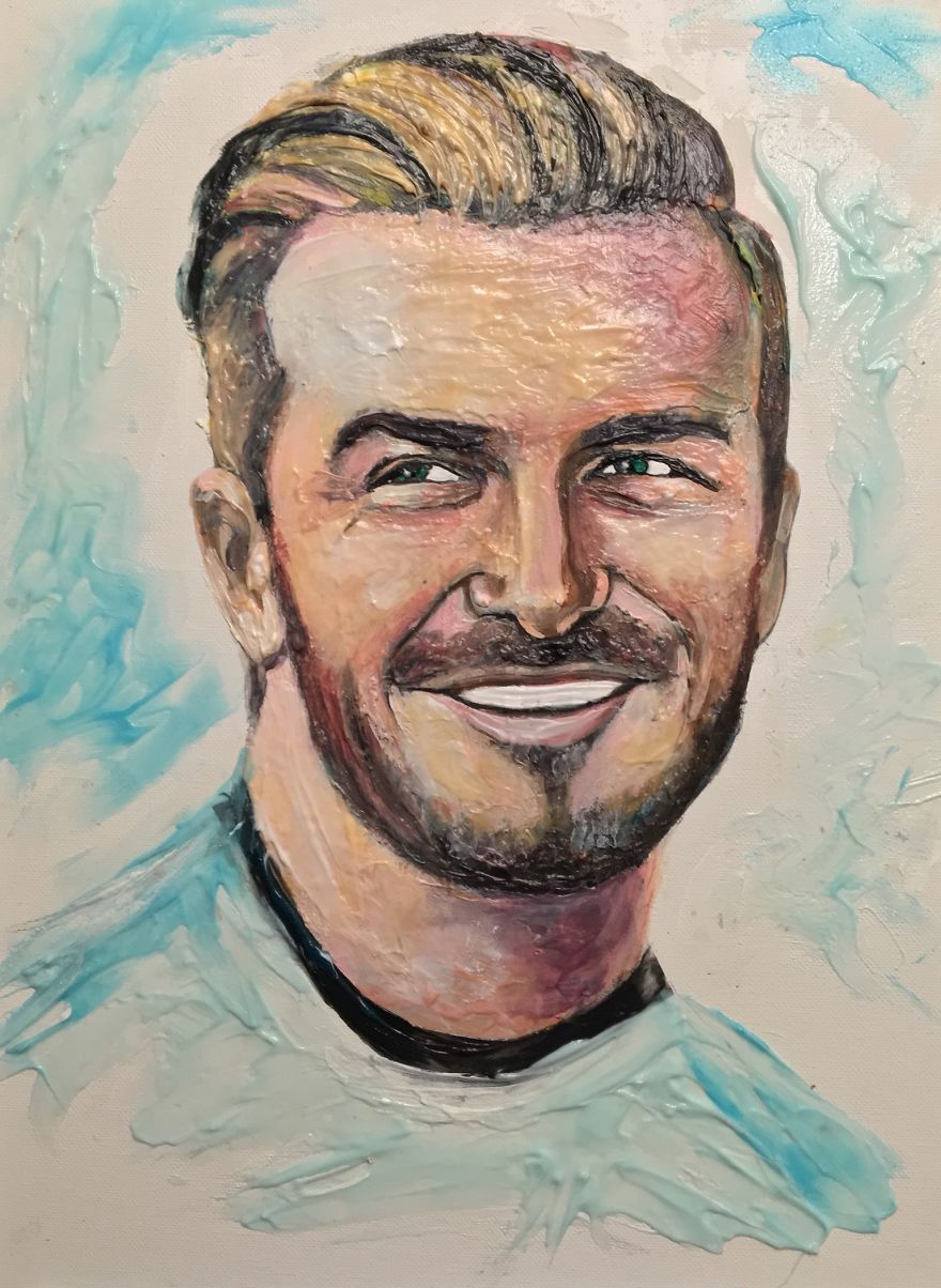 Amazing World Cup Players Portraits Made Completely With Toothpaste Amazing World Cup Players Portraits Made Completely With Toothpaste