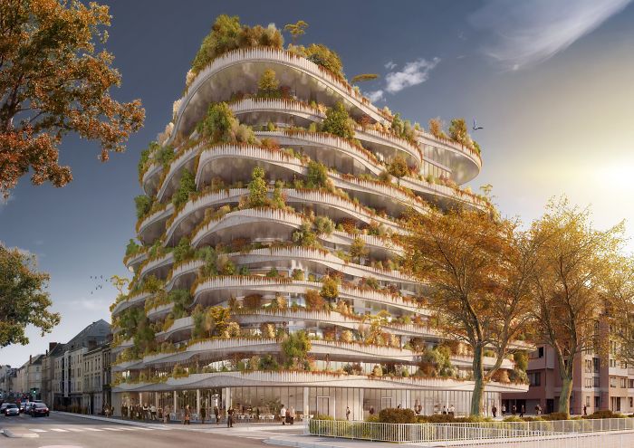 Millennial Vertical Forest By Vincent Callebaut