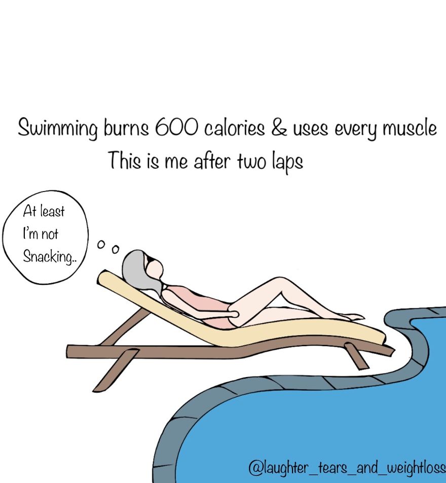 Laughter, Tears And Weightloss: An Artist Illustrates The Struggle