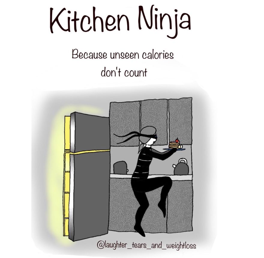 Laughter, Tears And Weightloss: An Artist Illustrates The Struggle Laughter, Tears And Weightloss: An Artist Illustrates The Struggle