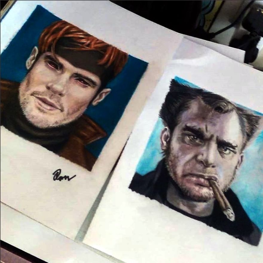 Artist Re-Imagines Marvel's X-Men As 'Polaroids' And You'll Love What He's Done With Wolverine