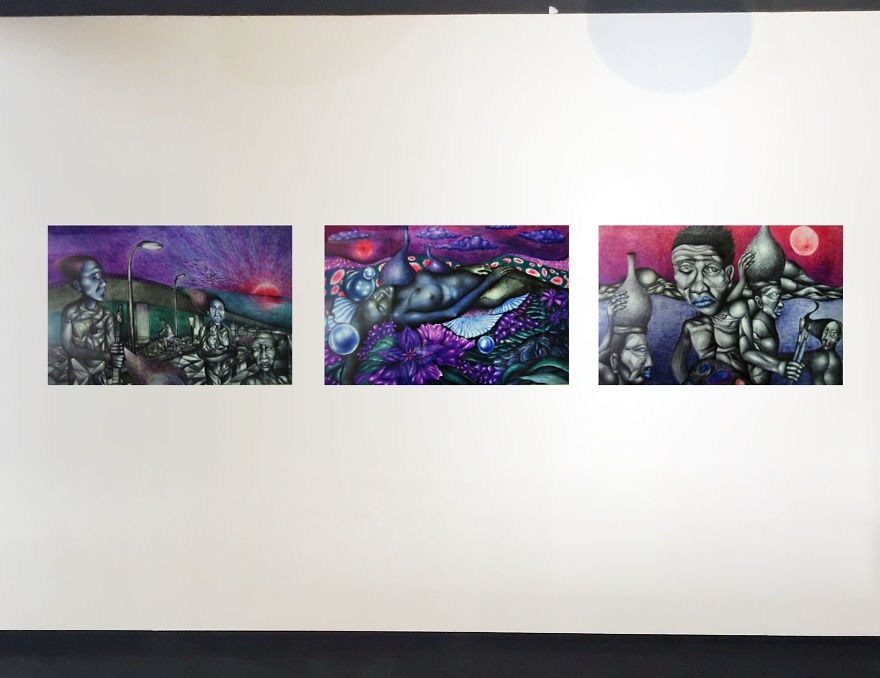 Ball Pen Drawings In Massive Sizes