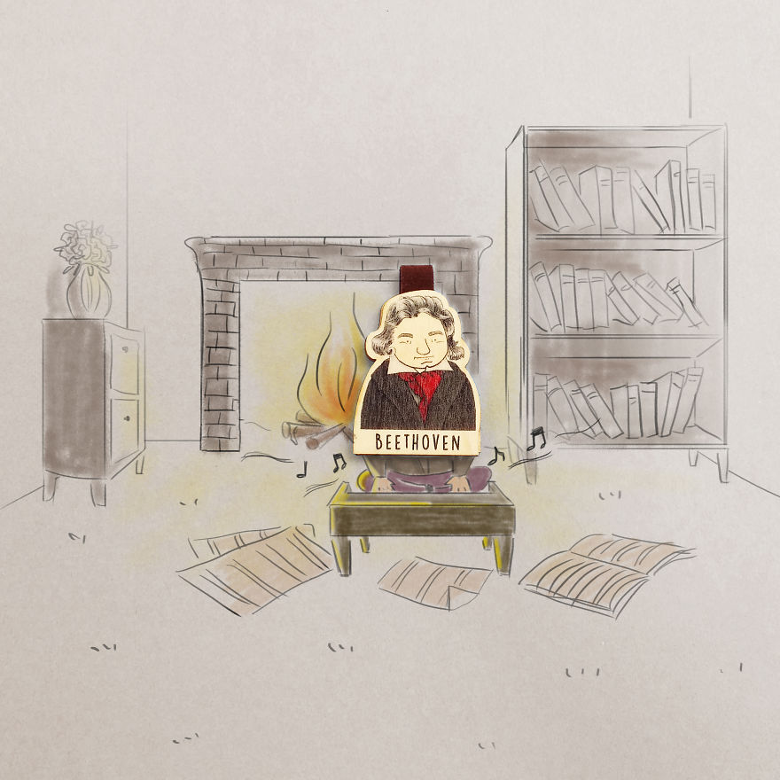 It Is Said That Beethoven Often Dipped His Head In Cold Water Before Composing. Neither He Nor Anyone Else Has Explained Why