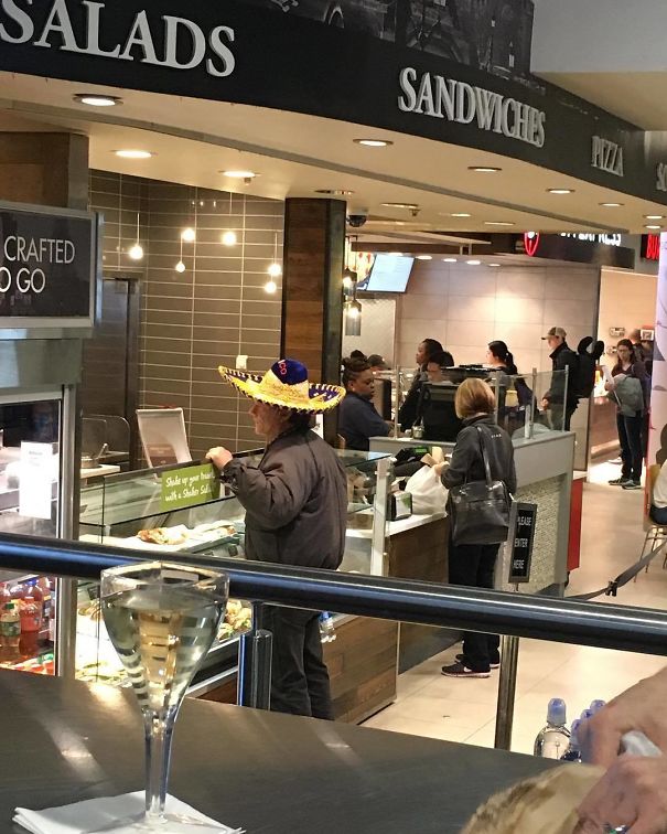 “Hold My Sombrero While I Crush This Salad.” Is It Just Me Or Is This Willie Nelson Incognito?