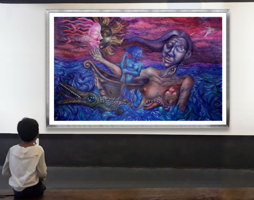 Ball Pen Drawings In Massive Sizes