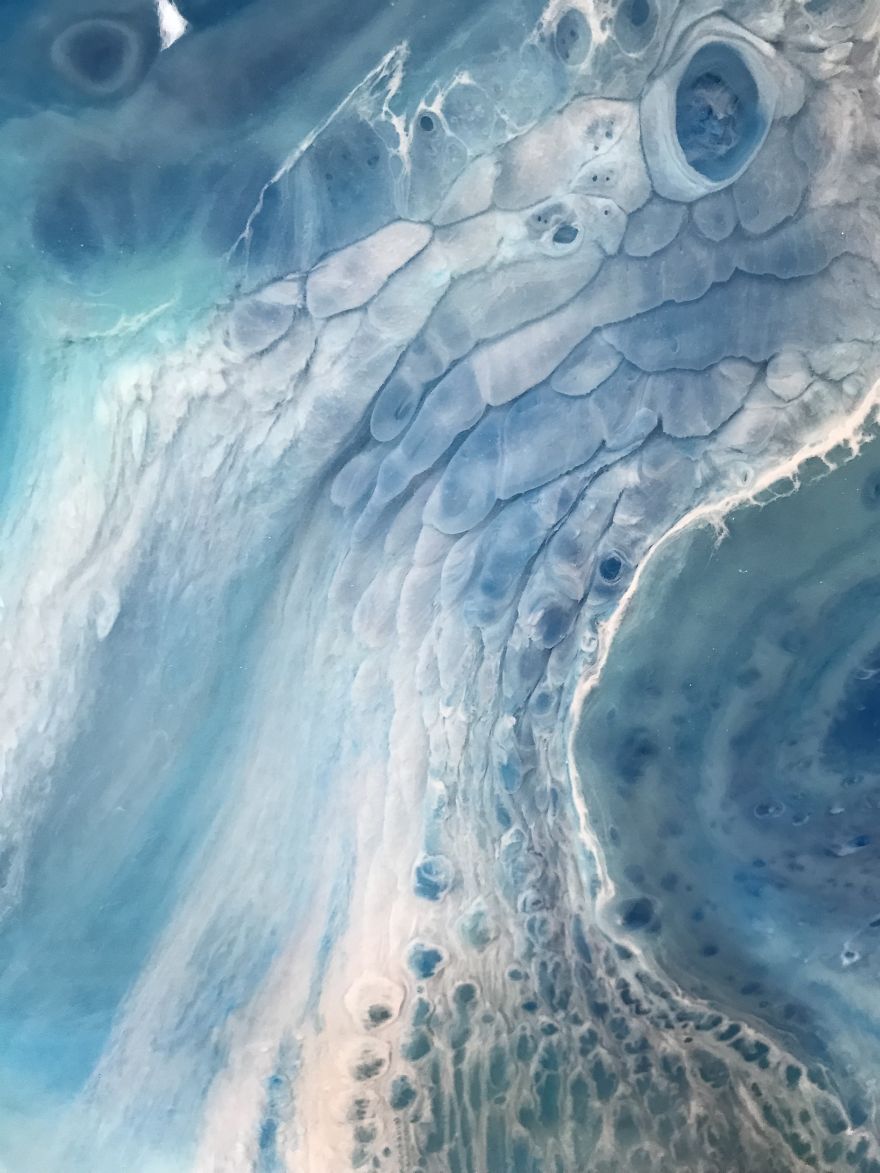 I Am An Abstract Resin Artist From Florida Who Specializes In Wave And Beach Paintings I Am An Abstract Resin Artist From Florida Who Specializes In Wave And Beach Paintings