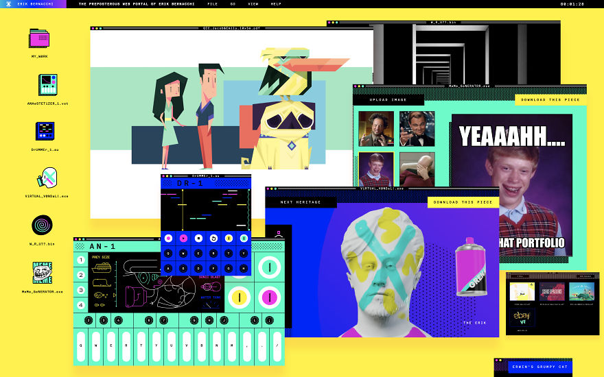 A Designer Just Dropped The Yellowest And Maddest Portfolio Of The Web A Designer Just Dropped The Yellowest And Maddest Portfolio Of The Web