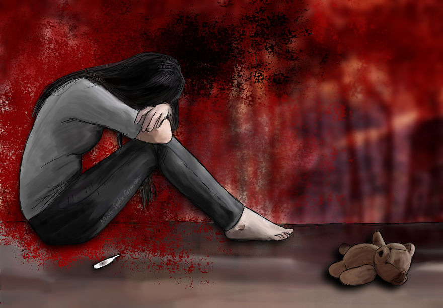 I Make Rough Drawings To Show The Reality Of Endometriosis I Make Rough Drawings To Show The Reality Of Endometriosis