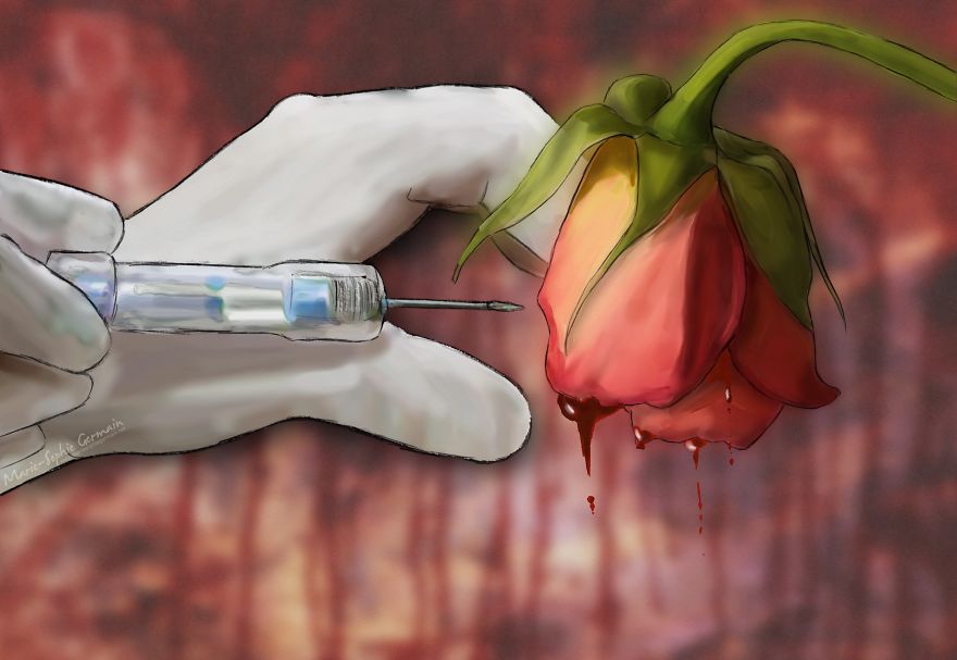 I Make Rough Drawings To Show The Reality Of Endometriosis I Make Rough Drawings To Show The Reality Of Endometriosis