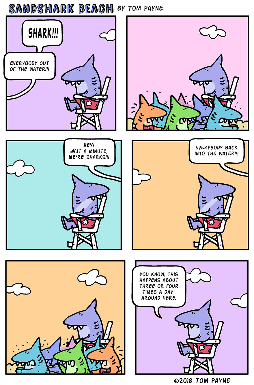 Every Week Is Shark Week At Sandshark Beach.