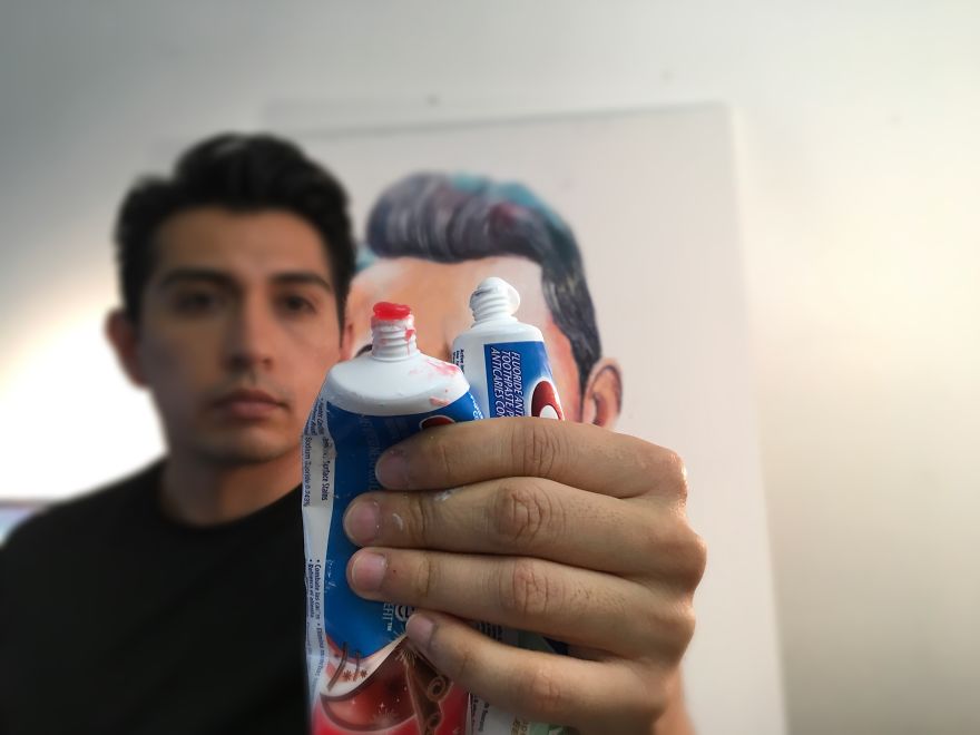 Amazing World Cup Players Portraits Made Completely With Toothpaste Amazing World Cup Players Portraits Made Completely With Toothpaste