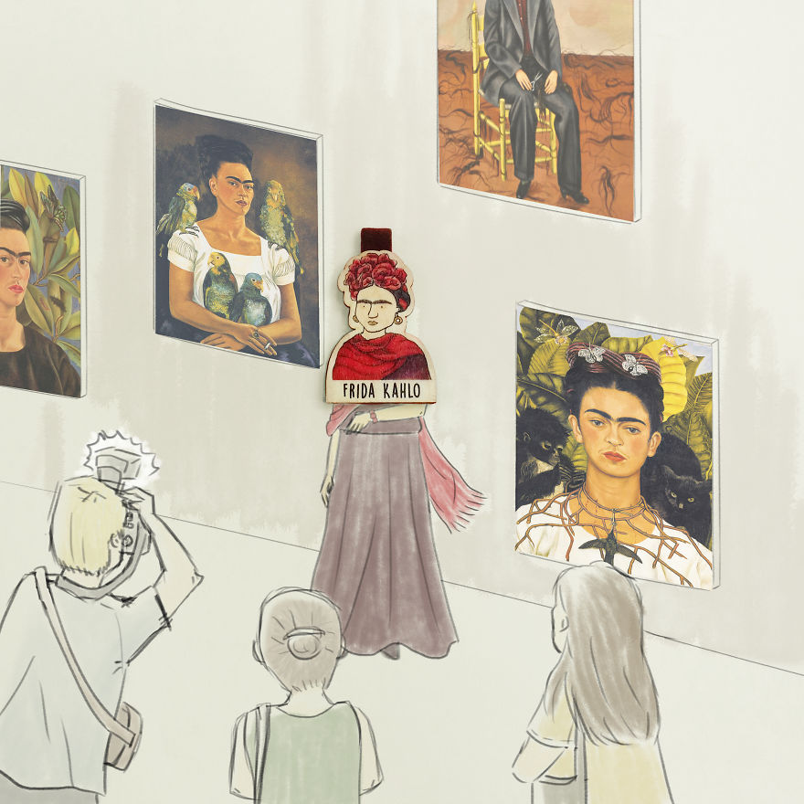 Kahlo Is A True Animal Lover! She Has A Few Xoloitzcuintli - A Hairless Mexican Dog Breed, A Couple Spider Monkeys, A Parrot, A Fawn, And An Eagle