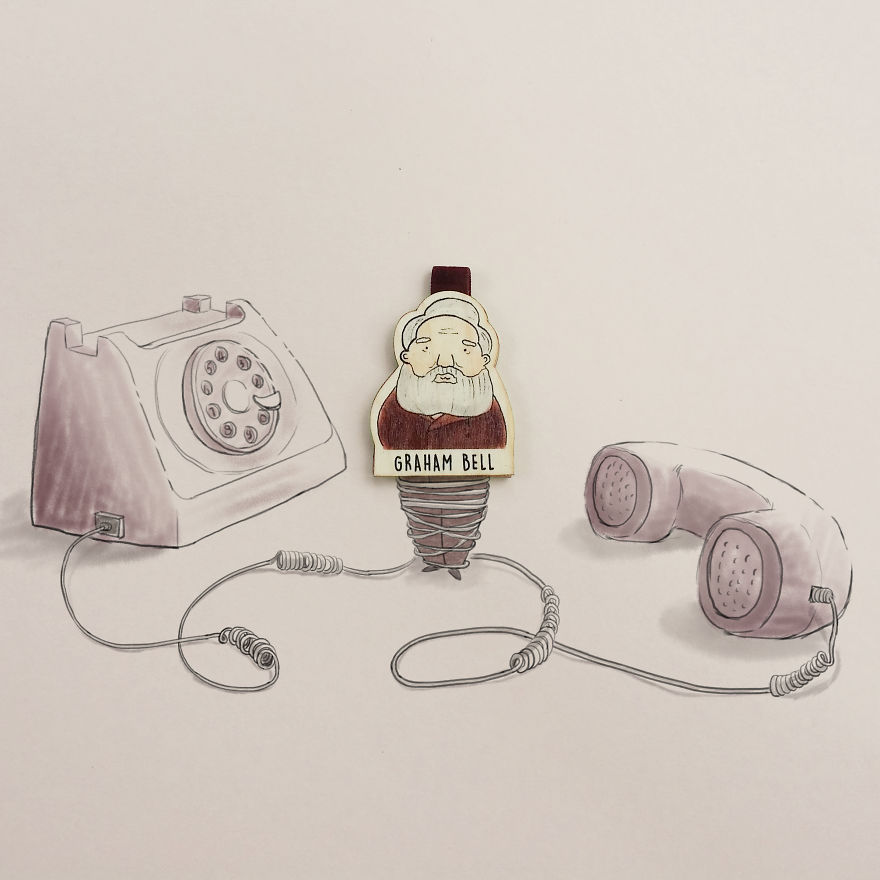 Bell Kept A Photograph Of His Wife, Written On The Back In His Own Handwriting: "The Girl For Whom The Telephone Was Invented"