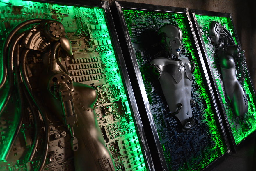 He Will Do Everything With The Trash. The Artist Inspired By Waste Creates Amazing Works. Children Can Inspire! He Will Do Everything With The Trash. The Artist Inspired By Waste Creates Amazing Works. Children Can Inspire!