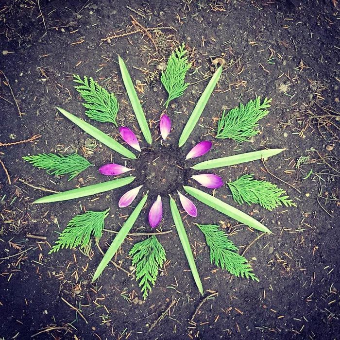 I Create Mandalas Out Of Nature Materials As A Way Of Meditation