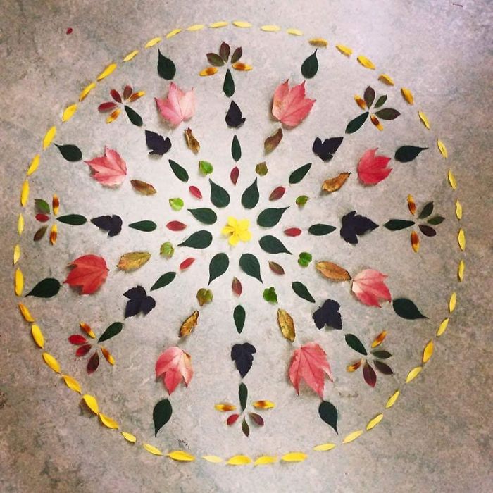 I Create Mandalas Out Of Nature Materials As A Way Of Meditation