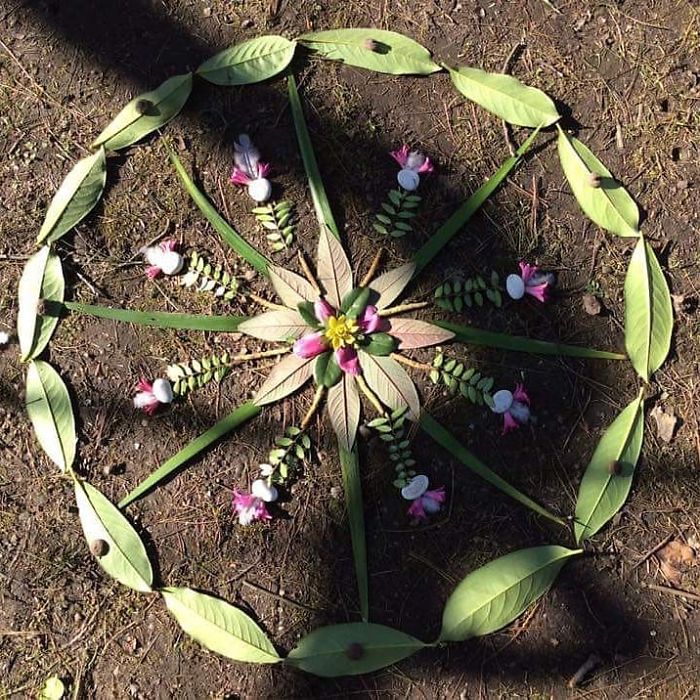 I Create Mandalas Out Of Nature Materials As A Way Of Meditation
