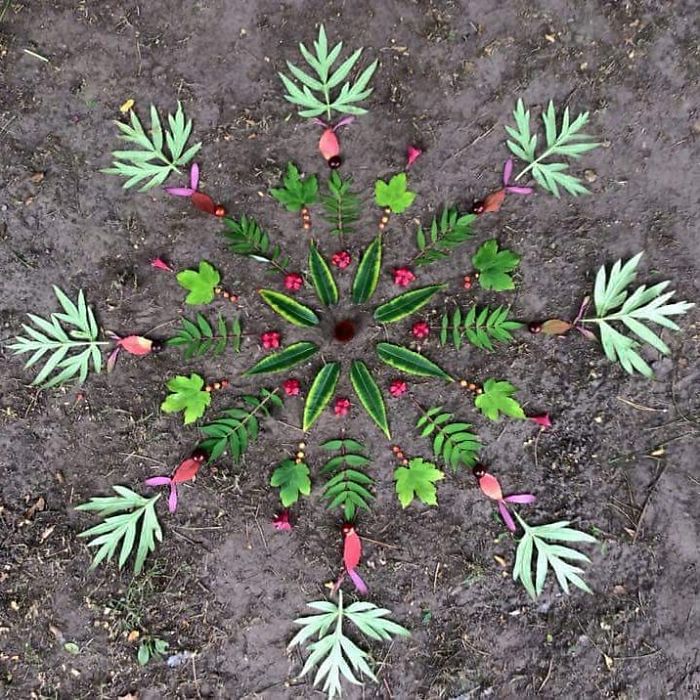 I Create Mandalas Out Of Nature Materials As A Way Of Meditation
