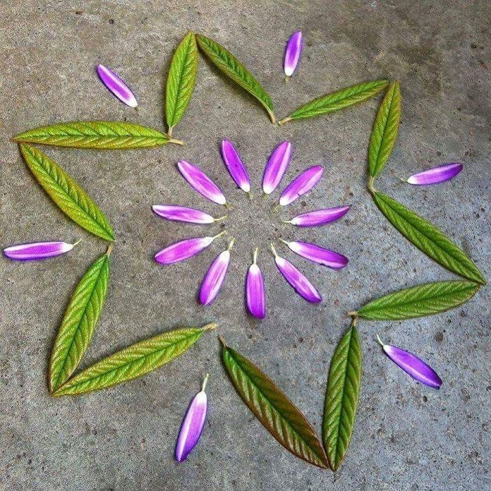 I Create Mandalas Out Of Nature Materials As A Way Of Meditation