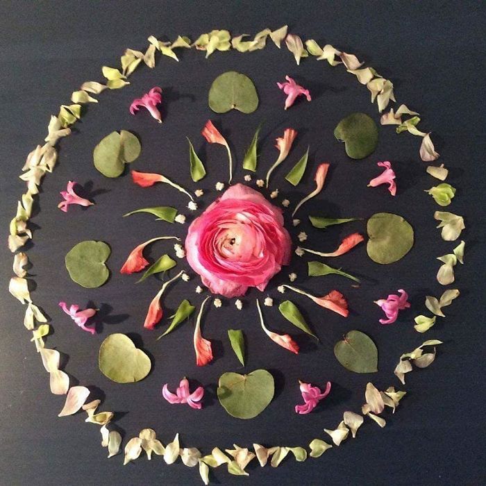 I Create Mandalas Out Of Nature Materials As A Way Of Meditation