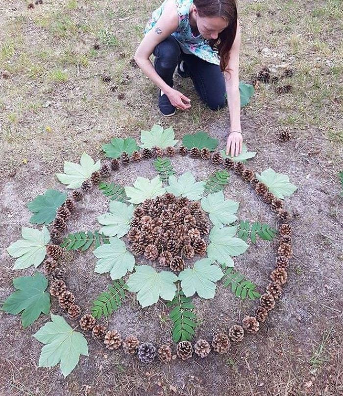 I Create Mandalas Out Of Nature Materials As A Way Of Meditation