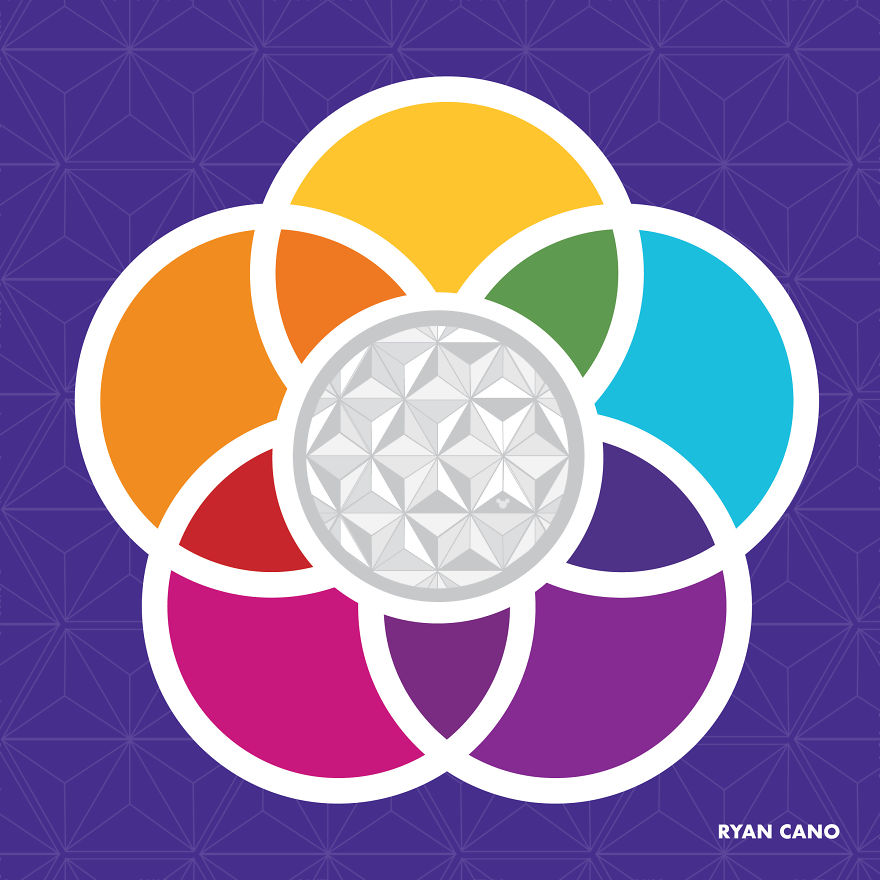 I Illustrate The Architecture And Design Of Disney Parks In Vivid Minimalism