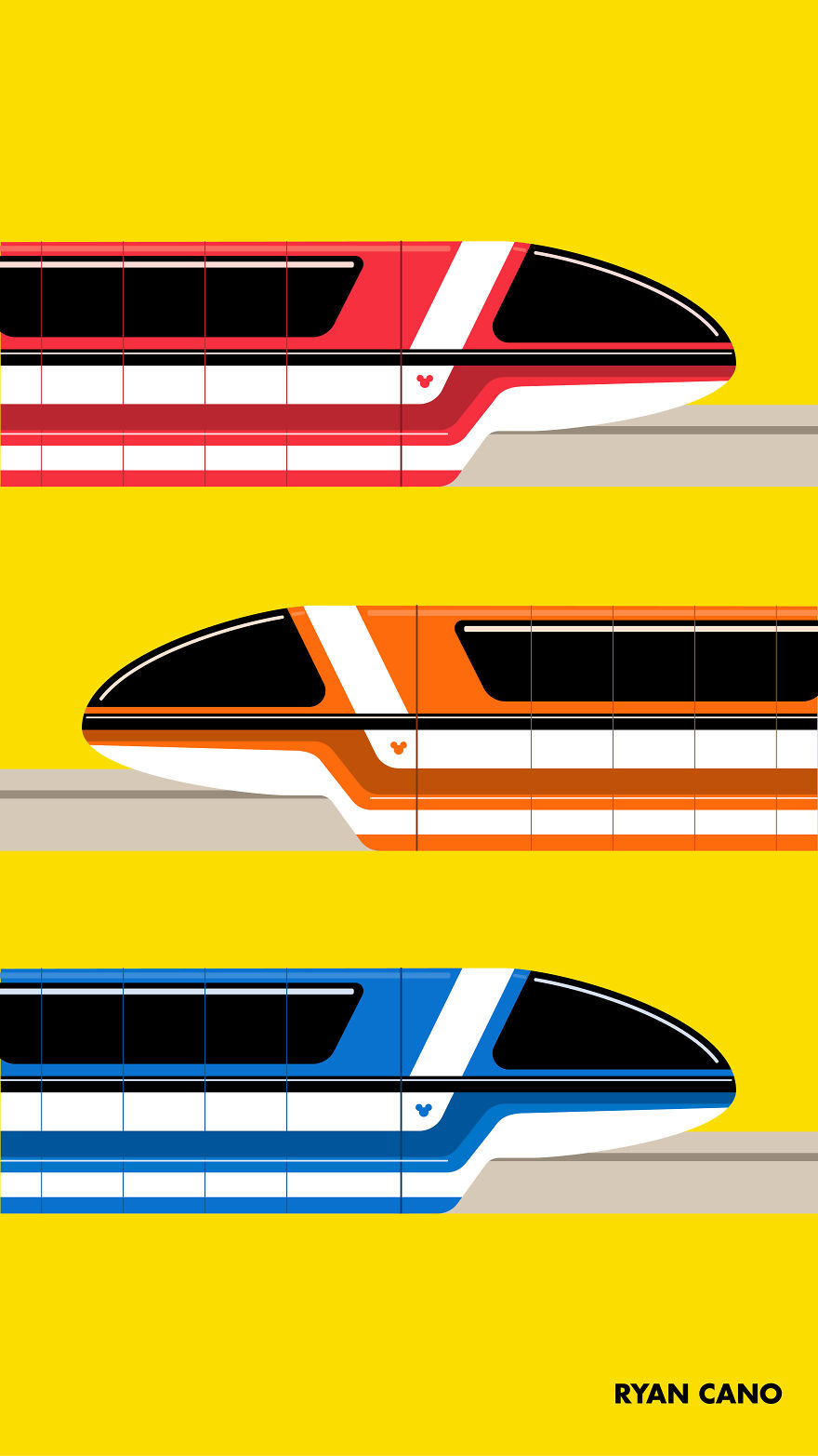 I Illustrate The Architecture And Design Of Disney Parks In Vivid Minimalism